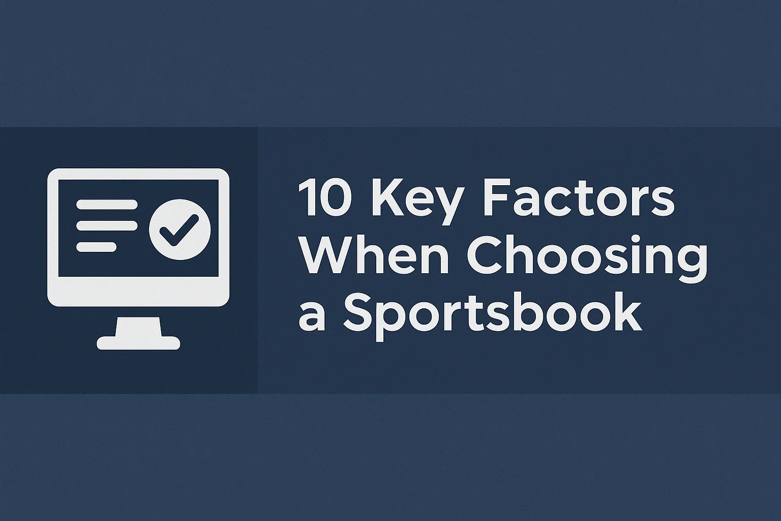 10 Key Factors When Choosing a Sportsbook Website