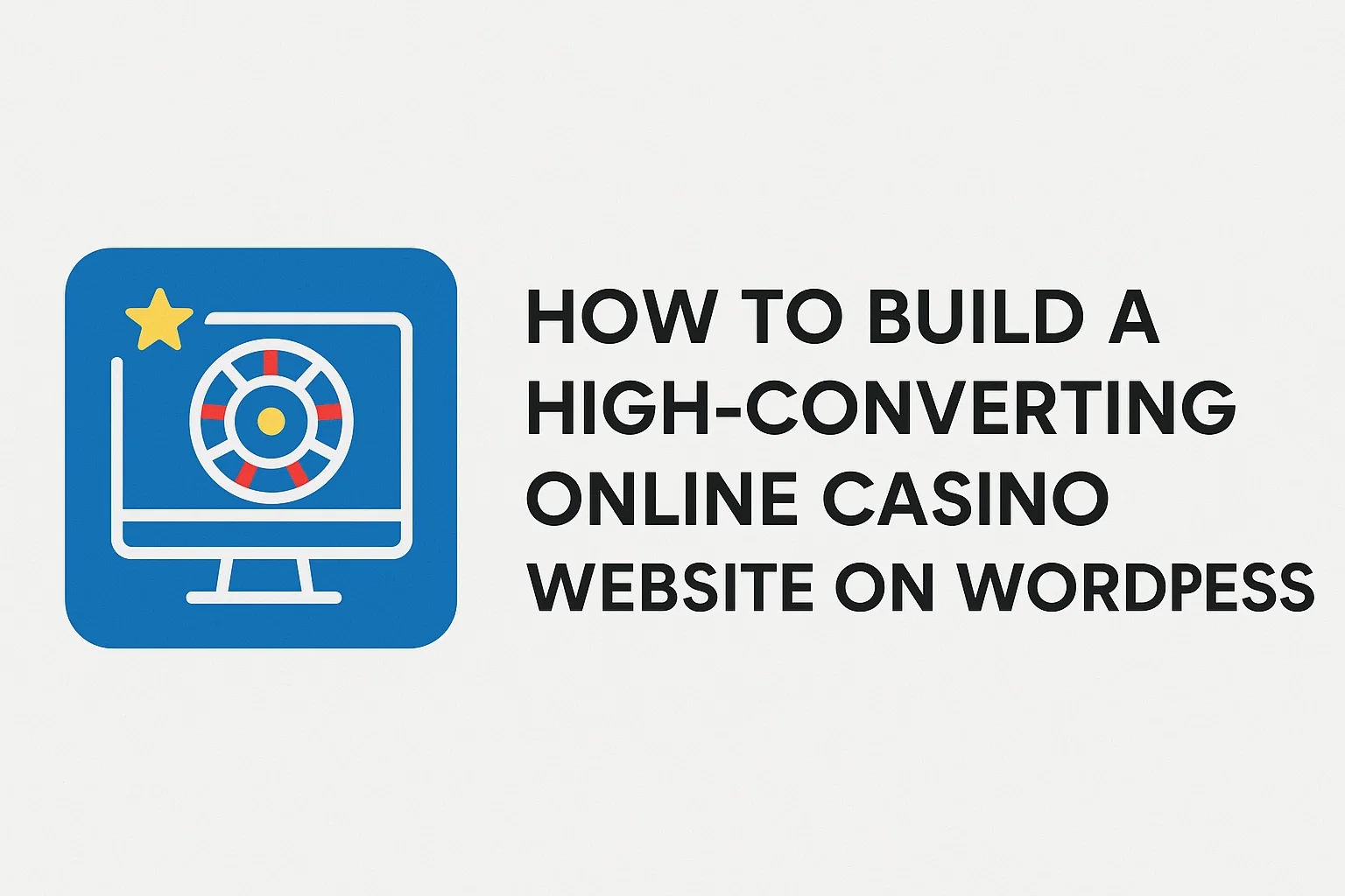 How to Build a High-Converting Online Casino Website on WordPress